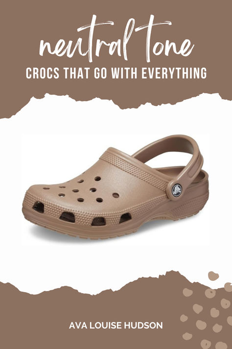 COLORWAY: LATTE! ~ Crocs Unisex-Adult Classic Clog, Clogs for Women and Men - #ad Clogs For Women, Easy Outfits, Ladies Who Lunch, Mom Outfits, Mule Clogs, Simple Outfits, Clogs, For Free, For Women