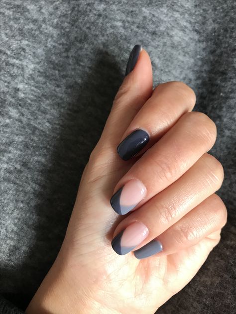 Grey Nail Art, Grey Acrylic Nails, Grey Nail, Grey Nail Designs, Nails 2018, Amazing Nails, Nagel Tips, Gray Nails, Winter Ideas