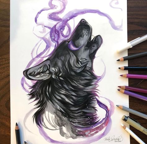 Howling Wolf, Wolf Tattoo, Online Art Gallery, User Profile, Online Art, Art Gallery, Deviantart, Black, Art