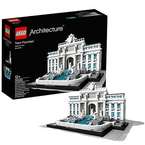 Lego Architecture Set, Architecture Set, Architecture Landmark, Travertine Stone, Lego Architecture, Trevi Fountain, Buy Lego, Lego Models, Lego Design