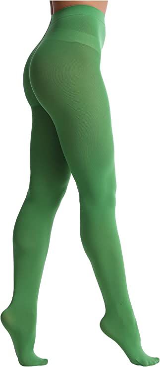 Big Bird Costume, Movie Outfit, Wicked Movie, Green Tights, Women's Tights, Thick Tights, Elf Clothes, Colored Tights, Fleece Tights