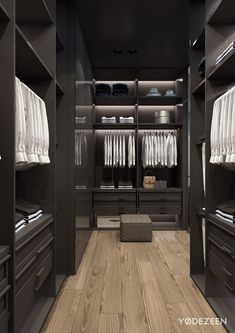 Walk In Closet, Baku, Walk In, The Story, Shelves, Closet, White, Black