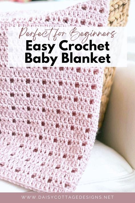 Get your crochet hooks and yarn ready! We've got the most delightful FREE Easy Crochet Baby Blanket pattern that's perfect for beginners. With easy to follow instructions and a fun tutorial video, you'll be crafting the most adorable baby shower gift in no time. This pattern is not only beginner-friendly, but also free! Say goodbye to store-bought gifts and start creating something special today. Crochet Patterns Free Blanket Beginner, 2 Hour Crochet Blanket, Small Baby Crochet Blanket, Beginner Crochet Baby Blanket Free Pattern, One Color Baby Blanket Crochet Pattern, Quick And Easy Crochet Throws, 15 Most Popular Free Crochet Baby Blanket Patterns, Croquet Blanket Patterns, Easiest Baby Blanket Crochet