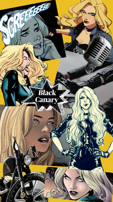 #blackcanary #dinahlance #dccomics #birdsofprey Black Canary Comic, Comic Book Wallpaper, Dinah Laurel Lance, Arrow Black Canary, Lance Black, Spiderman Art Sketch, Team Arrow, Dc Super Hero Girls, Dc Comics Artwork