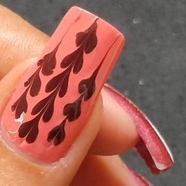 Nail Art Without Tools, Design Pink Nails, Easy Cute Nail Art, Simple Nail Design, Nail Art Cute, J Nails, Nails Beautiful, Marble Nail, Marble Nail Art