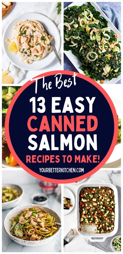 In this post, you will discover 13 delicious and healthy canned salmon recipes that are so easy to make! There are pasta recipes, salads, dips, Korean bbq, air fryer salmon patties, and even a salmon sushi casserole made by fantastic food bloggers. So, go ahead and save this list for later. Canned Salmon Ramen, Canned Salmon Recipes Air Fryer, Canned Salmon Bowl, Canned Salmon Sushi, Canned Salmon Recipes Healthy, Tinned Salmon Recipes, Sushi Casserole, Air Fryer Salmon Patties, Canned Salmon Salad