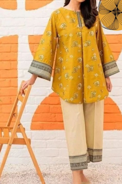 Partywear Lehenga, Dress Design Pakistani, Cotton Suit Designs, Kurti Fashion, Simple Dress Casual, Kurti Dress, Latest Dress Design, Simple Kurti Designs, Trendy Shirt Designs