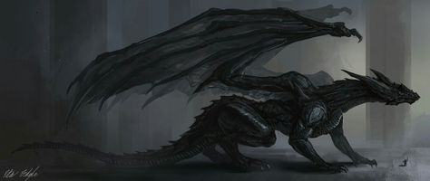 dragon,black dragon,fantasy Cool Dragons, Creatures Art, 다크 판타지, Dragon Rider, Dragon Pictures, Dragon Artwork, Mythological Creatures, Fantasy Dragon, Black Dragon