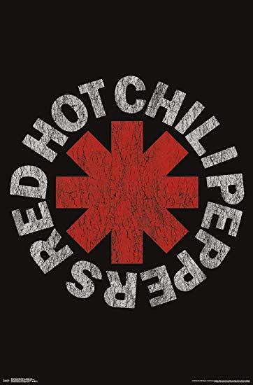 AmazonSmile: Trends International Red Hot Chili Peppers-Vintage Logo Mount Bundle Wall Poster 22.375" x 34" Multi: Posters & Prints Rockband Logos, Red Hot Chili Peppers Poster, Red Hot Chili Peppers Logo, Rock Band Logos, Seni Pop, Rock Band Posters, Band Poster, Logo Poster, Band Wallpapers