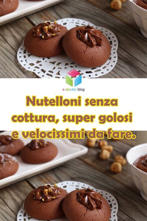 nutelloni ricetta, come fare i nutelloni,dolci senza cottura, Nutella, Food And Drink, Drinks, Anime, Brioche