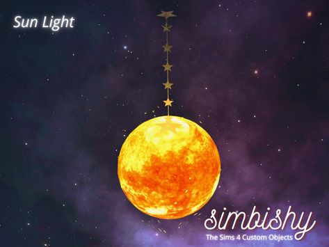 Light Sims 4 Cc, Candle Ceiling, Apple Plant, Christmas Yule Log, Hanging Witch, Twist Candle, Sims 4 Clutter, Light Sun, Rosé Heart