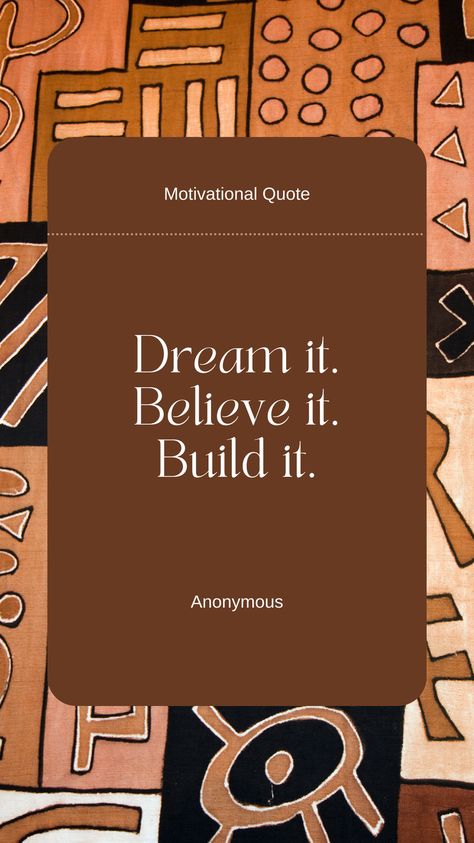 Turn dreams into reality with this inspiring quote. Dream it, believe it, build it. Save this for daily motivation to construct your dream life. If You Build It They Will Come, Construction Quotes Building, Construction Quotes, Lines Quotes, Dreams Into Reality, Dream Quotes, Dream It, Daily Motivation, Hijab Fashion