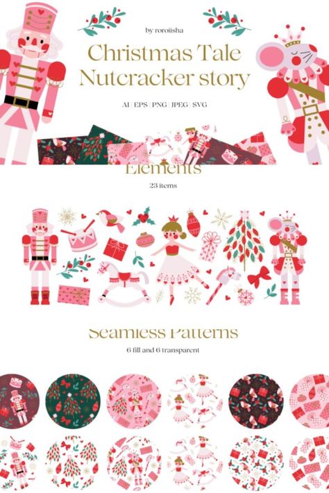 Christmas Tale Nutcracker Story Nutcracker Story, Christmas Tale, Graphic Illustrations, Christmas Pattern, Nutcracker, Graphic Illustration, Linux, Click Here, Mac