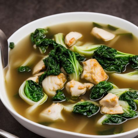 Bon Choy Recipes, Boo Choy Soup, Boch Choy Recipes, Book Choy Soup, Chicken Ramen Bowl Recipe, Chicken Udon Soup, Brothy Soups, Choy Recipes, Chicken Udon