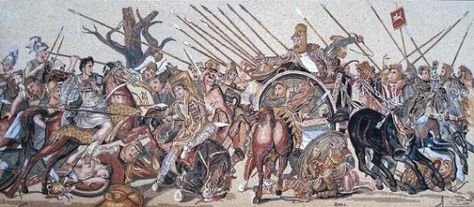 Battle Of Gaugamela, Battle Of Issus, Darius Iii, Greco Persian Wars, Picture Borders, Greek Paintings, Roman Mosaic, Mystery Of History, Roman Art