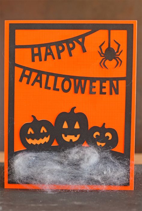 Halloween Cards Diy, Halloween Decorations To Make, Carte Halloween, Halloween Cards Handmade, Halloween Greeting Card, Halloween Greetings, Card Sentiments, Cricut Cards, Halloween Card