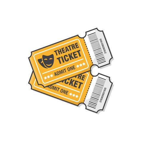 Theatre Stickers, Ticket Logo, Ticket Cinema, Theatre Tickets, Cinema Ticket, Wedding Congratulations Card, Theater Tickets, Wedding Congratulations, Flat Icon