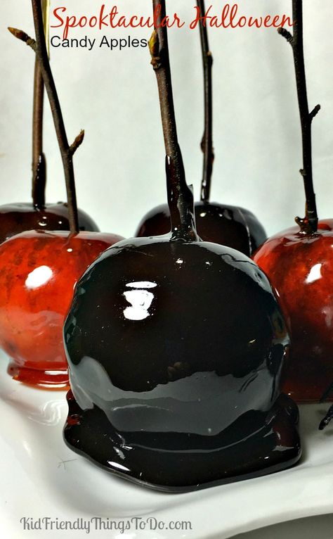 Fun Fall Treats, Halloween Candy Apples, Holiday Recipies, Halloween Treats To Make, Halloween Party Treats, Halloween Things, Halloween Appetizers, Halloween Cake, Spooktacular Halloween