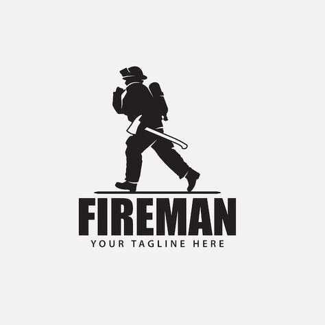 Firefighter Logo Design, Fw Logo, Mustache Logo, Brewery Logo Design, Silhouette Logo Design, 99 Designs, Firefighter Design, Firefighter Logo, Brewery Logo