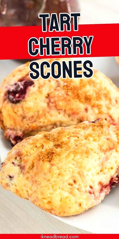 These tender and flaky Cherry Scones are packed with
 dried cherries, for tangy, sweet flavor every single bite. The 
sweetness of the cherries complements the buttery dough perfectly, 
making these scones a true taste a delight. They're so easy to make, you
 can surprise your family with them even on a busy weekday morning! Easy Weekday Breakfast, Pancakes Pumpkin, Pumpkin Spice Waffles, Cherry Scones, Zucchini Pancakes, Cranberry Orange Bread, Chocolate Chip Bread, Breakfast Bread Recipes, Weekday Breakfast