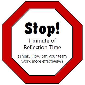 Team Stop Signs - Print these stop signs out and use them to help kids refocus when their team becomes noisy or off-task. One minute of reflection time is frequently all it takes! Teaching Classroom Management, Classroom Behavior Management, Behaviour Management, Organization And Management, School Management, Class Management, Stop Sign, Classroom Behavior, Team Work