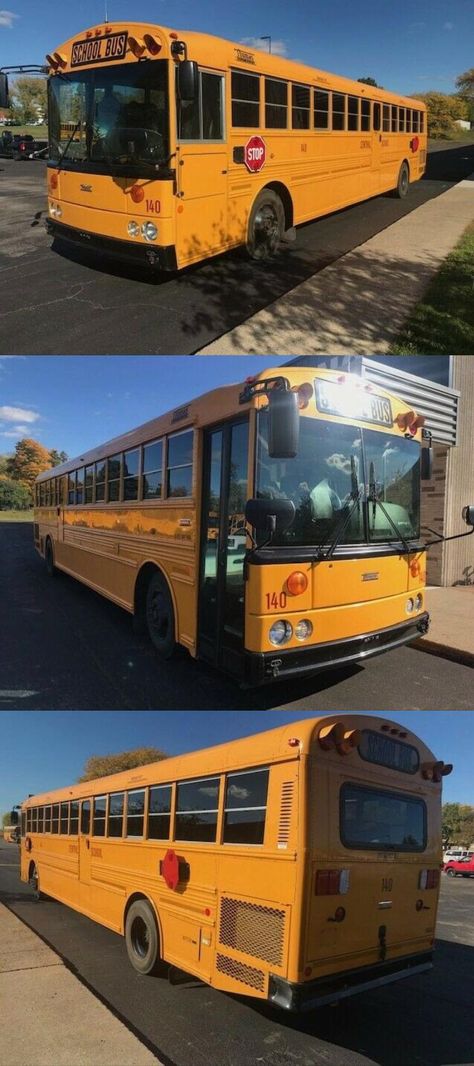 School Bus For Sale, Old School Bus, Police Truck, Buses For Sale, School Buses, Air Brake, Cummins Diesel, Bus Coach, Entrance Door