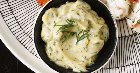 Use these creamy herb mayonnaise to dress up potato salads or slaw. Herb Mayonnaise Recipe, Egg Yolk Recipes, Potato Salads, Mayonnaise Recipe, Ultimate Kitchen, Egg Yolks, Appetizer Dips, Veggie Sides, Seasoning Mixes