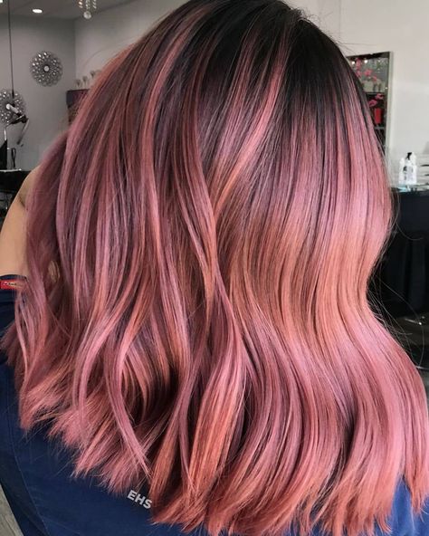 Dusty Rose Hair, Guytang Mydentity, Gold Hair Colors, Hair Color Rose Gold, Hair Color Unique, Guy Tang, Long Hai, Rose Gold Hair, Hair Colours