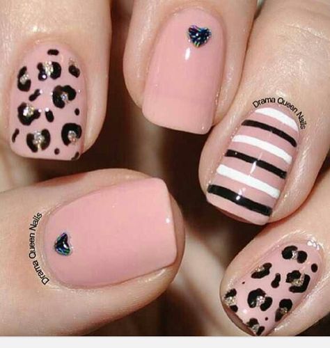 Uñas Animal Print, Queen Nails, Leopard Nails, Animal Print Nails, Get Nails, Fabulous Nails, Fancy Nails, Creative Nails, Nail Polishes