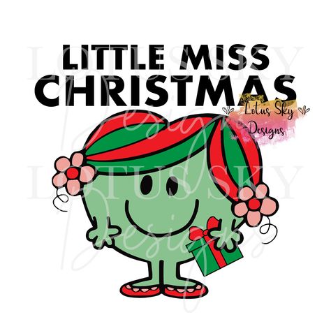 Little Miss Christmas, Little Miss Characters, Cute Text Quotes, Mr Men Little Miss, Lines Wallpaper, Sky Design, Christmas Wonderland, Collage Template, Adobe Suite