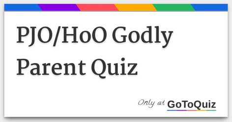 Who Is Your Godly Parent Quiz, Pjo Cabin Quiz, Pjo Quiz, Percy Jackson Test, Godly Parent Quiz, Gender Quiz, Parent Quiz, Gender Test, Pjo Hoo