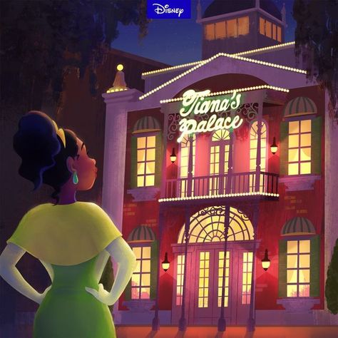 Disney Princess on Instagram: "“And when I open up my own restaurant, I tell you, people are gonna line up for miles around, just to get a taste of my food.” - Tiana" Disney Fantasia, Tiana Disney, Princesa Tiana, Movie Hacks, Disney Princess Tiana, Mulan Disney, Prințese Disney, Disney Nerd, Princess Tiana