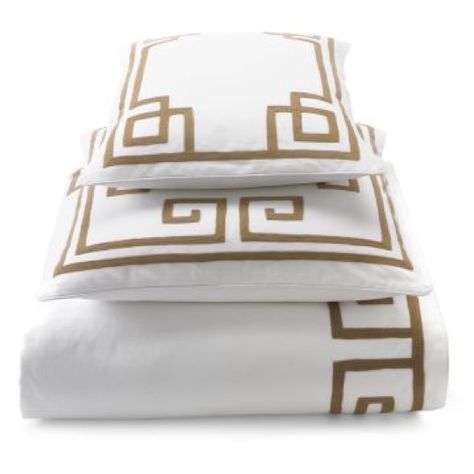 Simple Modern Bed, Greek Motifs, Textile Accessories, Modern Bed Set, Interior Design Student, Grecian Style, Greek Key, Modern Bed, Ancient Romans