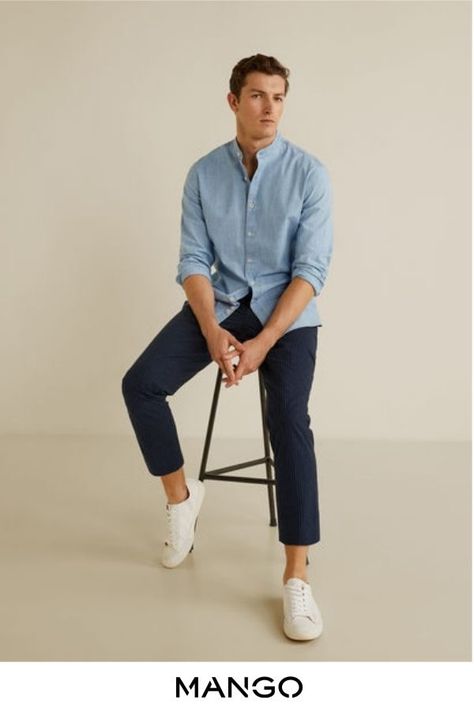 Men's Causal Outfits, Summer Smart Casual Men, Business Casual Outfit Men, Men Smart Casual Outfit, Smart Casual Outfit For Men, Smart Casual Menswear Summer, Smart Casual Outfit Men, 2024 Mens Fashion, Smart Casual Men Outfit