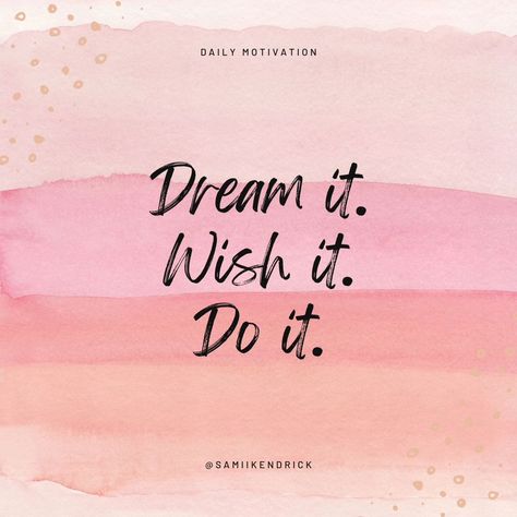 ✨ Dream it. Wish it. Do it. 🌟 Your dreams are the blueprints of your potential, the whispers of your soul calling you to greatness. 🚀 Don’t just imagine the life you want—take bold steps toward it. 💪 Your wishes are more than fleeting thoughts; they’re the seeds of your future. 🌱 Plant them with intention and water them with action. 🌧️ Every goal begins with a vision, but the real magic happens when you transform that vision into reality. 🌈 So, dream big, wish with all your heart, a... Soul Calling, Never Stop Believing, The Whispers, Motivation Positive, Real Magic, Embrace The Journey, Online Side Hustle, Easy Jobs, Just Imagine