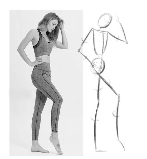 Human Anatomy Study, Figure Drawing Tutorial, Fashion Illustration Poses, Human Body Drawing, Human Figure Sketches, Fashion Illustration Tutorial, Fashion Figure Drawing, Body Structure, Fashion Illustrations Techniques