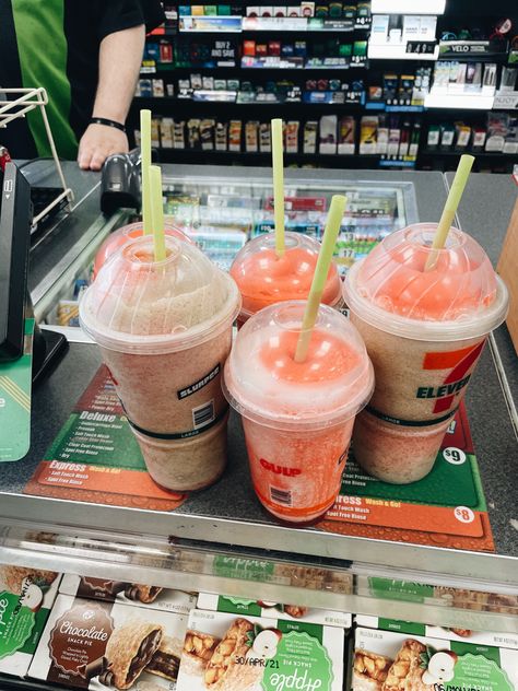 7-11 slurpee‘s 7/11 Slurpee, Slurpee Aesthetic, 711 Slurpee, 7 Eleven Slurpee, Nostalgic Summer, Summer Nostalgia, Summer Vision, Romanticizing Life, 7 Eleven