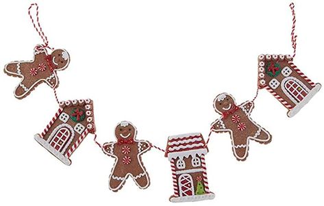 Gingerbread Garland, Cookie Christmas, Gingerbread Christmas Decor, Raz Imports, Gingerbread Ornaments, Holiday Arrangement, Faux Snow, Christmas Events, Gingerbread Cookie