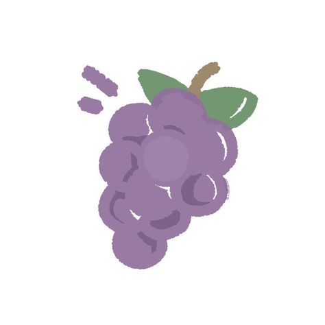 Aesthetic Ios 16, Grape Drawing, Doodles Bonitos, Fruit Icons, Icon Stickers, Realme C11, Aesthetic Ios, Minimalist Icons, Cute App