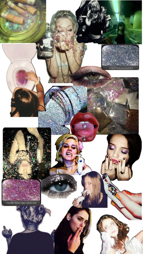 messy core party girl glitter aesthetic Messy Party, Glitter Aesthetic, Glitter Girl, Party Girl, Party Girls, Short Film, Glitter, Film