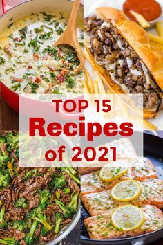 The 15 Most Popular Recipes of 2021 - NatashasKitchen.com Top Rated Dinner Recipes, New Dinner Recipes, Natasha Kitchen, Natashas Kitchen, Top Dinner Recipes, Dessert Soup, New Dinner, New Recipes For Dinner, Main Entrees