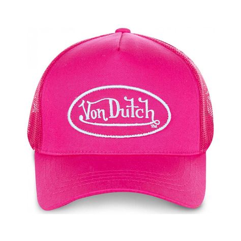 Casquette Von Dutch, Von Dutch Hat, New York Vintage, Embroidered Rose, Von Dutch, Trucker Cap, Caps Hats, Trucker Hat, Hot Pink