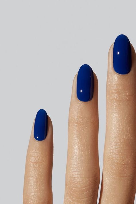 Yves Klein, Blue Nail, Dream Nails, Classy Nails, Klein Blue, Funky Nails, Chic Nails, French Manicure, Blue Nails