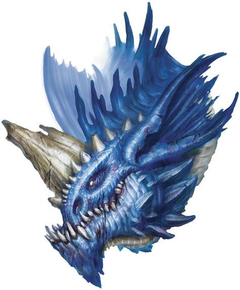 Dnd Blue Dragon, Ancient Blue Dragon, Rpg Monsters, Demon Dragon, Blue Dragons, Dragon Queen, Dragon's Lair, Dnd Dragons, Cool Dragons