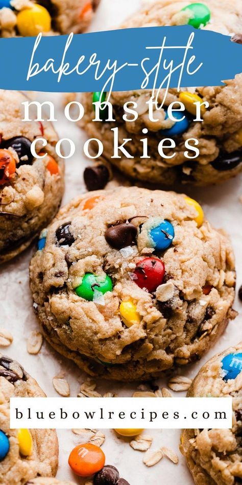 #HealthySnackFoodRecipes Chill Cookie Dough, Jumbo Cookies, Easy Homemade Cookies, Oats Chocolate, Monster Cookies Recipe, Cookie Butter, Gourmet Cookies, Universal Language, Homemade Cookies