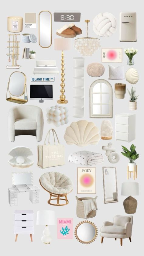 Beachy Room Decor, Room Wishlist, Beachy Room, White Room Decor, Preppy Room Decor, Preppy Room, Cute Bedroom Decor, Redecorate Bedroom, Cozy Room Decor