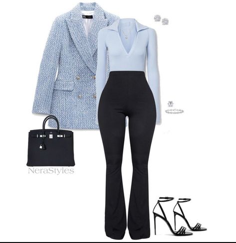 Blue Outfit Winter, Instagram Light, Mode Zara, Classy Work Outfits, Classy Casual Outfits, Stylish Work Outfits, Church Outfits, Dressy Outfits, Fancy Outfits