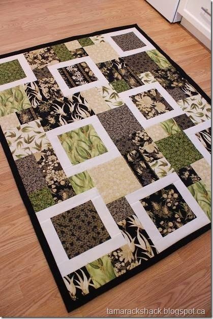 Quilts Floral, Fat Quarter Quilts, Big Block Quilts, Girl Quilts, Perfect Ten, Quilt Modernen, Fat Quarter Quilt, Easy Quilt, Quilts To Make