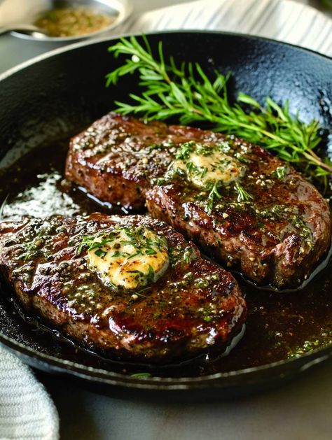 Introduction Every time I make these Classic New York Strip Steaks, it reminds me of family gatherings and special celebrations. The rich, savory aroma wafting through the kitchen brings back ... Get the recipe My Steak Recipe, Recipes For New York Strip Steak, New York Steak Recipes Cast Iron, Beef New York Strip Steak, Ny Strip Steak Cast Iron Skillet, Cast Iron Steaks, Steak Not On The Grill, Perfectly Cooked Steak, My Strip Steak Cast Iron