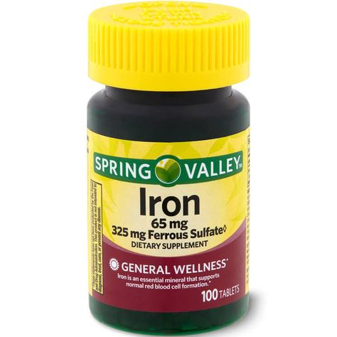 1 iron pill a day Helps with red blood cell formation and is great to take while on your cycle because your iron decreases during your cycle due to blood loss. •Another brand I use is Natures Bounty Women Health Vitamins, Pregnancy Care Package, Iron Pills, Iron Tablets, Good Vitamins For Women, Hair And Skin Vitamins, Iron Supplement, Spring Valley, Health Vitamins